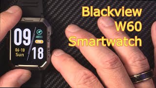 Blackview W60 Smartwatch mil style review [upl. by Vacla]