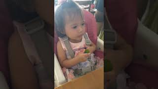 HOW DO YOU TEACH 18MONTHS OLD TO EAT A LIME shortsfeed shortsvideo shorts [upl. by Einafit80]