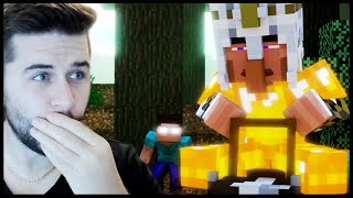 Herobrine Shows Up Reacting To ANNOYING VILLAGERS 17 Minecraft Animation [upl. by Balkin]