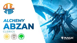 New BUSTED Clerics in Alchemy  Abzan Clerics  MTG Arena Deck [upl. by Thurnau376]