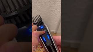 PHILIPS HAIR CLIPPER SERIES 9000  digital touch total control with motorized combs  Liams mama [upl. by Eliathas]