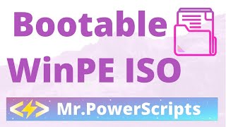 Using OSCDIMGexe to create a bootable ISO and load a WinPE WIM image [upl. by Baggett975]