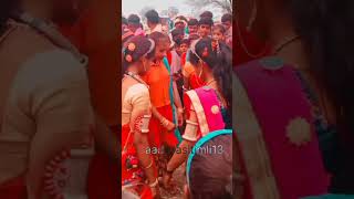 adivasi marriage dance video song short [upl. by Eiblehs]