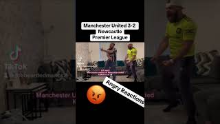 MAN UTD vs NEWCASTLE 32  MAN UTD FANS CRAZY REACTION‼️ REACTION FROM THE BEARDEDMANCS🍿 PL [upl. by Anatolio]