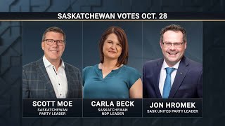 Start of Saskatchewan election campaign – October 1 2024 [upl. by Artie]