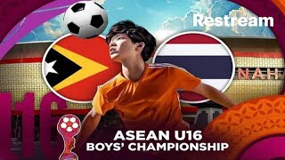 Timor Leste vs Thailand Live Stream AFF U16 Youth Championship Commentary Score amp Highlights [upl. by Emmi72]