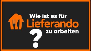 Wie es ist für Lieferando zu arbeiten [upl. by Ydderf]