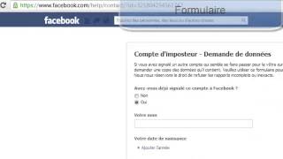 Comment faire supprimer un faux profil Facebook en cas de vol didentité [upl. by Ndnarb]