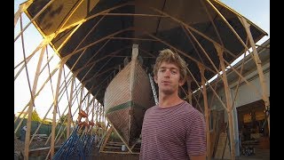 Building a big boatshed  Rebuilding Tally Ho EP3 [upl. by Ahsimal]