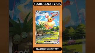 Flareon VMAX Alternate Art Card Analysis pokemon [upl. by Kessiah]