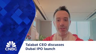 Talabat CEO discusses Dubai IPO launch [upl. by Anelle]