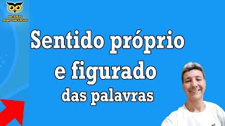 Sentido próprio e figurado das palavras [upl. by Annahavas]