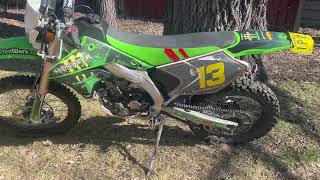 2008 klx450r spring 2024 [upl. by Ayikur866]