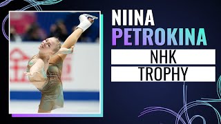 Niina PETROKINA EST  Women Free Skating  NHK Trophy 2024  GPFigure [upl. by Eilegna]