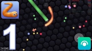 Slitherio  Gameplay Walkthrough Part 1 iOS Android [upl. by Adekan]