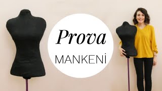 PROVA MANKENİ YAPIMI  DIY Duct Tape Mannequin [upl. by Ainesej438]