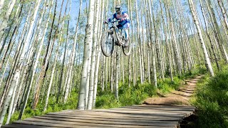 55ft Jump Aspen Snowmass bike park [upl. by Dido978]