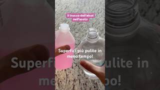 Alcol nell’aceto bianco superfici brillanti e pulite in meno tempo pulizia puliziedicasa pulire [upl. by Nilkoorb765]