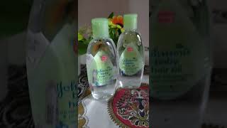 Baby Johnson hair oil 👍 Baby unboxingJohnson shortvideo shorts viralshort viralvideo [upl. by Latty62]