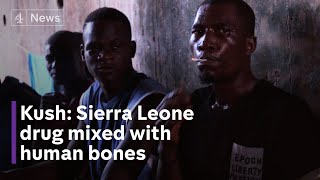 Drug mixed with human bones ravaging Sierra Leone [upl. by Prunella803]