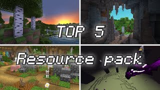 TOP 5 RESOURCE PACK CỰC ĐẸP CHO MINECRAFT MÀ BẠN NÊN THỬ [upl. by Cthrine]