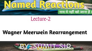 WAGNER MEERWEIN REARRANGEMENT  NAME REACTION  NET  GATE  IIT JAM [upl. by Calloway]