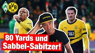 MUMPS am PULLERMANN  Werder Bremen  Borussia Dortmund 12 ⚽️🖤💛 [upl. by Arodaeht599]