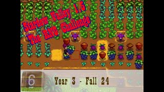 Stardew 15 RNG Y3 Fall 24  Free Day  Farming Forageables [upl. by Nossah]