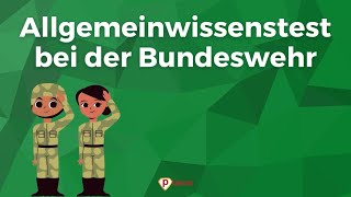 Bundeswehr Allgemeinwissenstest zum mitmachen [upl. by Keung]