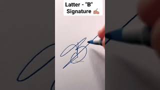 how to write name for B letters signature online rajniartist newsong music dance love biggboss [upl. by Materi]