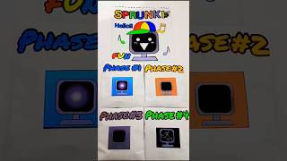 SPRUNKI MrFun ComputerASMR Phase 1vs2vs3vs4 squishyblindbag papercraft sprunkiincredibox short [upl. by Pearlstein557]