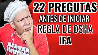 Regla de OSHA E IFA  22 REPUESTAS que te AYUDARÁ Antes de INICIAR [upl. by Couchman]