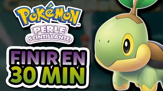 Comment FINIR en 30 MINUTES Pokémon Perle Scintillante  Speedrun Any [upl. by Zelikow289]