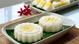 Custard And Coconut Milk Agaragar Mooncake EggDesign [upl. by Garbe]