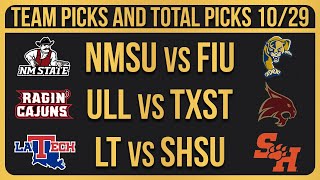 FREE College Football Picks Today 102924 NCAAF Week 10 Betting Picks and Predictions [upl. by Innoc]