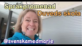 Språkpromenad LIVE Min arbetsplats  Lär dig Svenska svenskamedmarie [upl. by Calder]