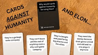 Cards Against Humanity SUES Elon Musk for 15 Million [upl. by Gorlin]