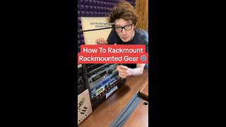 How To Rackmount Rackmounted Gear ⚙️ sweetwater shorts [upl. by Harrat]