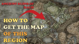 HOW TO GET THE MAP OF ANCIENT RUINS OF RAUH AND 2 WAYS TO GET TO THE RUINS SHADOW OF ERDTREE DLC [upl. by Ender]