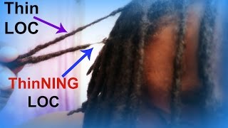 How to DISTINGUISH Thin LOCS from ThinNING LOCS [upl. by Daria256]