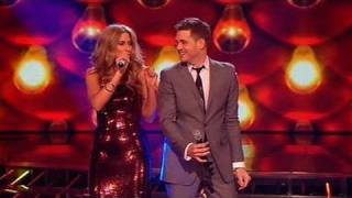 The X Factor 2009  Stacey amp Michael Buble Feeling Good  Live Show 10 itvcomxfactor [upl. by Urbano]