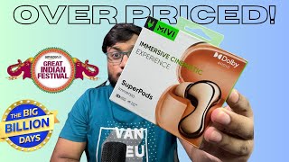 Mivi superpods immersio unboxing  Amazon great indian sale launch [upl. by Bordie]