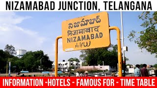 Nizamabad Junction Railway Station  निजामाबाद जंक्शन रेलवे स्टेशन Detail Vlog [upl. by Eetnwahs]