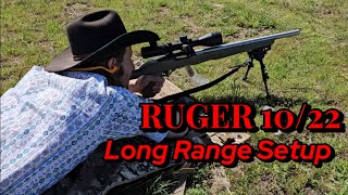 Ruger 1022 long range setup with upgrades [upl. by Gerson610]