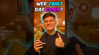 Wer zahlt beim ersten Date 🤔💭 youtube viral comedy subscribe funny tiktok shorts video [upl. by Ellahcim]