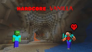 MINECRAFT HARDCORE VANILLA Una SOLA vita Nessun errore [upl. by Eelyac]