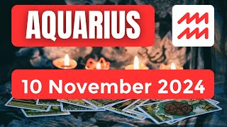 Aquarius horoscope  Aquarius Horoscope for Today 10 November 2024 [upl. by Einor]