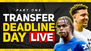 SANCHO TO CHELSEA Chukwuemeka Deal TRANSFER DEADLINE DAY LIVE [upl. by Fayola582]