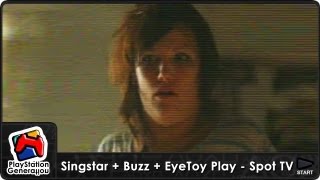 PS2  Singstar 80s  Buzz The Music Quiz  EyeToy Play 3  Spot TV Italia 2007 [upl. by Brigham]