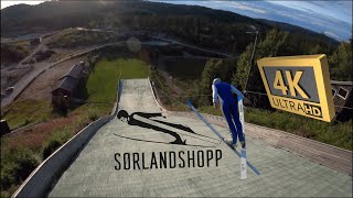 skijump training Sandrip K 60 Norway [upl. by Auqenahs]